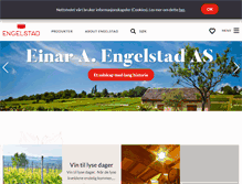 Tablet Screenshot of engelstad.no